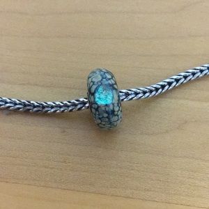 Trollbeads Black Flower Mosaic Bead